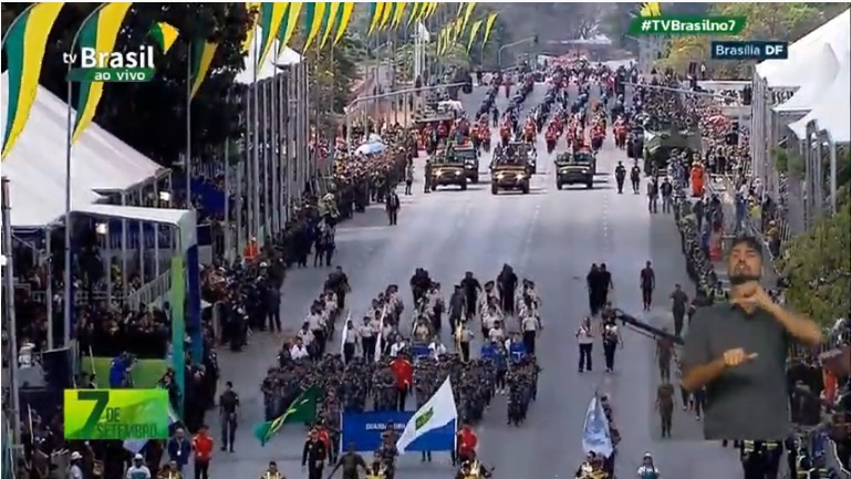 Desfile do Dia da Pátria, em Brasília; acompanhe na TV CENSURA ZERO!