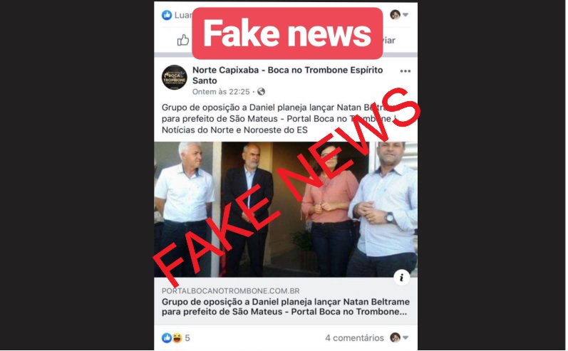 Vereador repudia fake news espalhadas contra professor, igreja evangélica e empresário em São Mateus