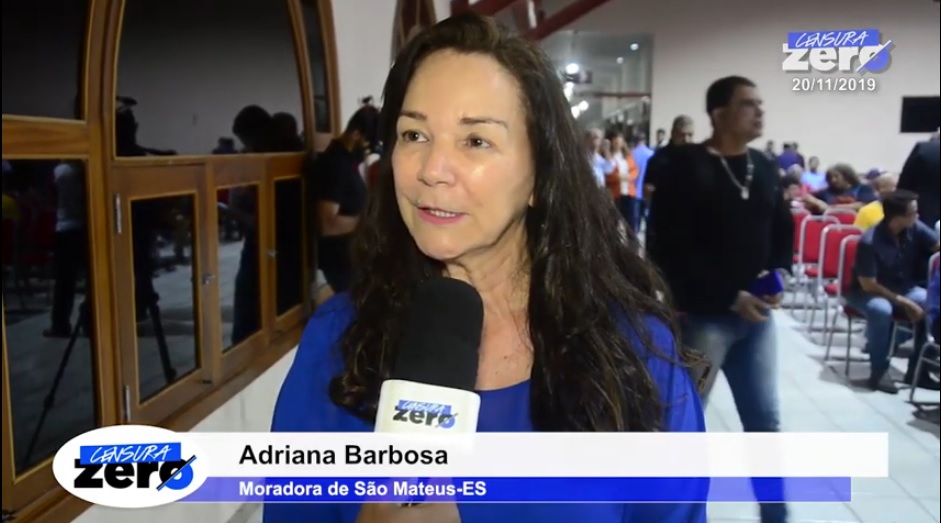 Adriana Barbosa, em audiência pública sobre segurança: população vive situação crítica com a violência em São Mateus