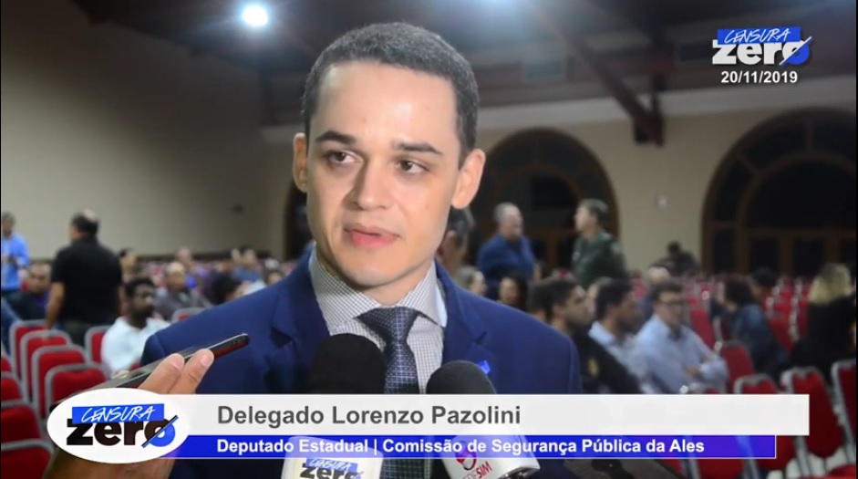 Deputado Lorenzo Pazolini, da Comissão de Segurança da Ales: estrutura para a PM e segurança para as famílias