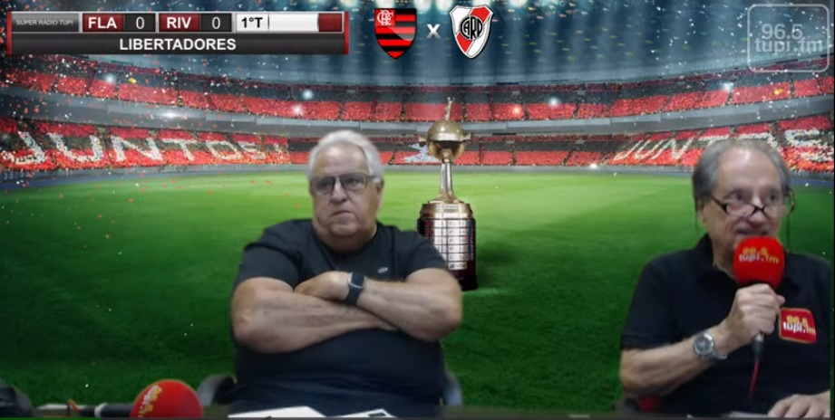 HISTÓRICO! Garotinho e Apolinho transmitiram Mengão x River pela Tupi FM na decisão da Libertadores 2019
