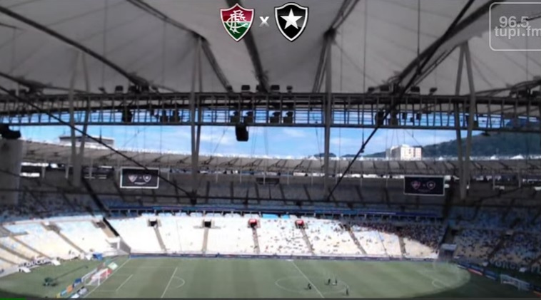 Fluminense 3 x 0 Botafogo com narração do Garotinho e comentários do Apolinho, na Tupi FM