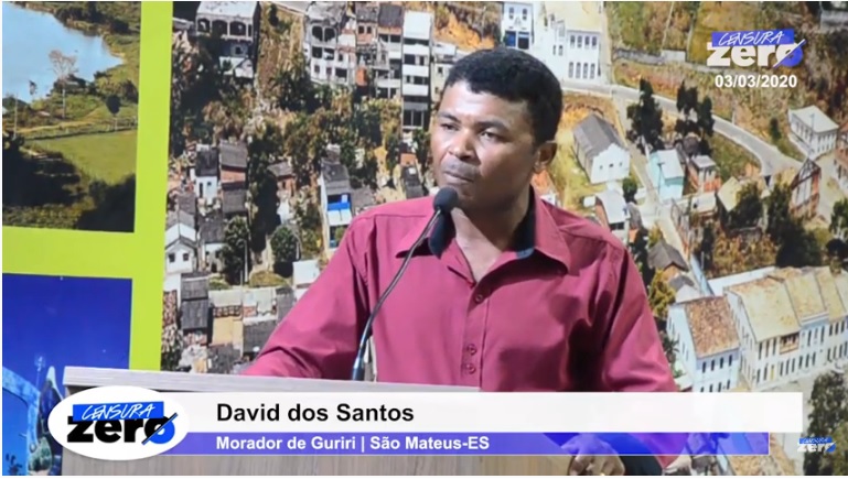 VÍDEO – Na Câmara de São Mateus, morador denuncia descaso da Prefeitura com Guriri fora do período de Verão e Carnaval