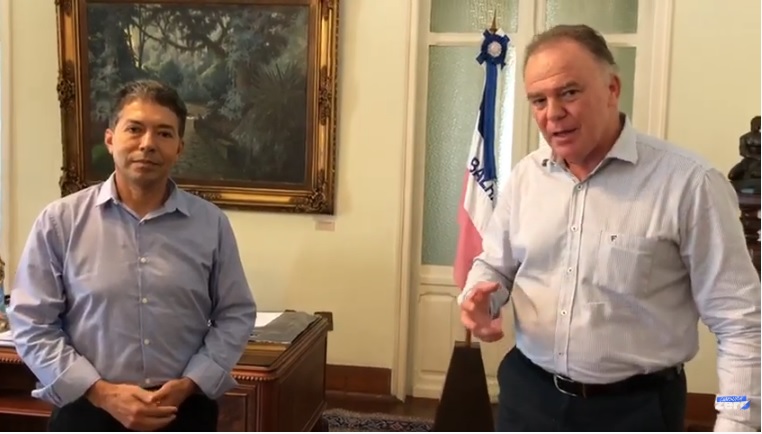 VÍDEO – A pedido de Freitas, governador Casagrande confirma reforma e ampliação de escola estadual de Braço do Rio (Conceição da Barra)