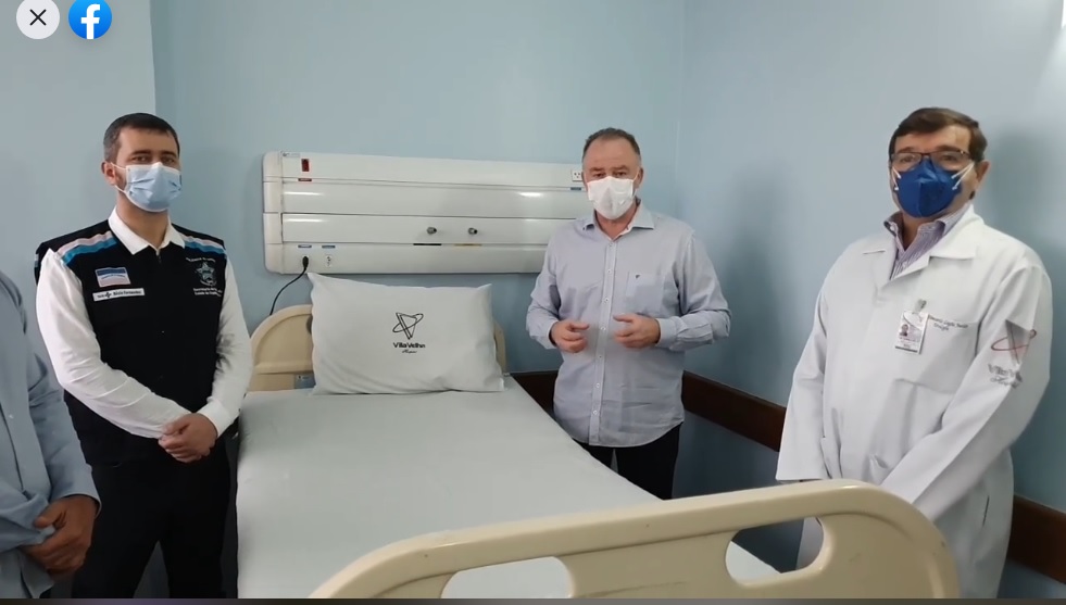 LIVE – Casagrande inaugura mais 10 leitos de UTI no Hospital Sílvio Avidos, em Colatina