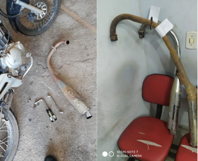 PM intensifica operações de repressão a uso de escapamentos proibidos em São Gabriel da Palha e Vila Valério