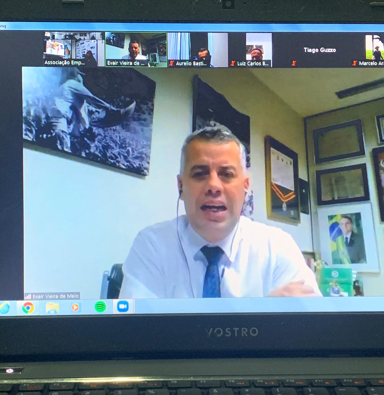 Diretoria da Assenor faz ‘agenda positiva’ com deputado federal Evair de Melo