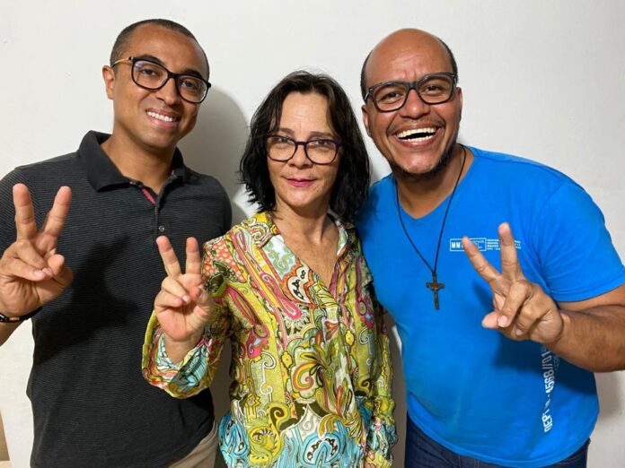 Cida Negris, Jarilson Lopes e Herikson Locatelli PV 1