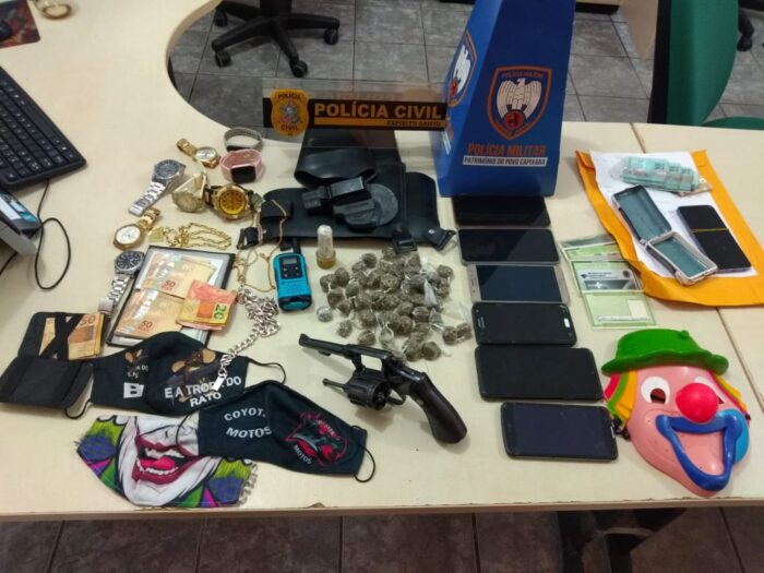 Operação policial detém suspeitos de tráfico e homicídios em Jaguaré; armas e drogas foram apreendidas