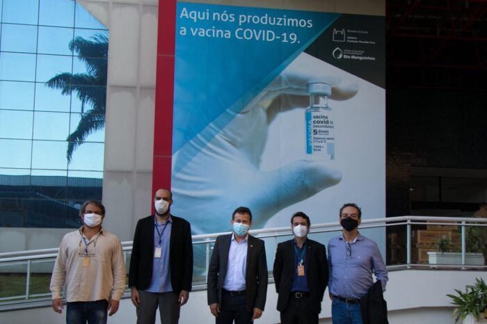 Neucimar Fraga visita a Fiocruz em defesa da ‘autossuficiência imunobiológica’