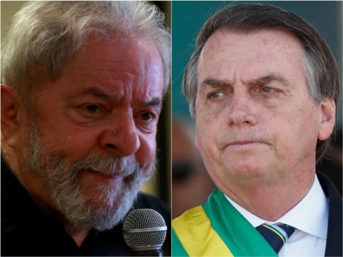 Pesquisa Ipec diz que Lula teria 49% dos votos totais e venceria em 1º turno; Bolsonaro teria 23%