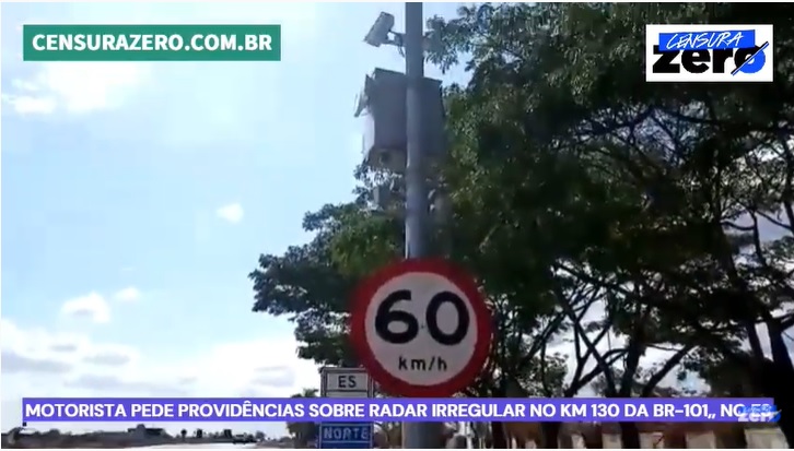 VÍDEO – Deputado Emílio Mameri cobra providências sobre radar que prejudica motoristas no Km 130 da BR-101; entenda o caso