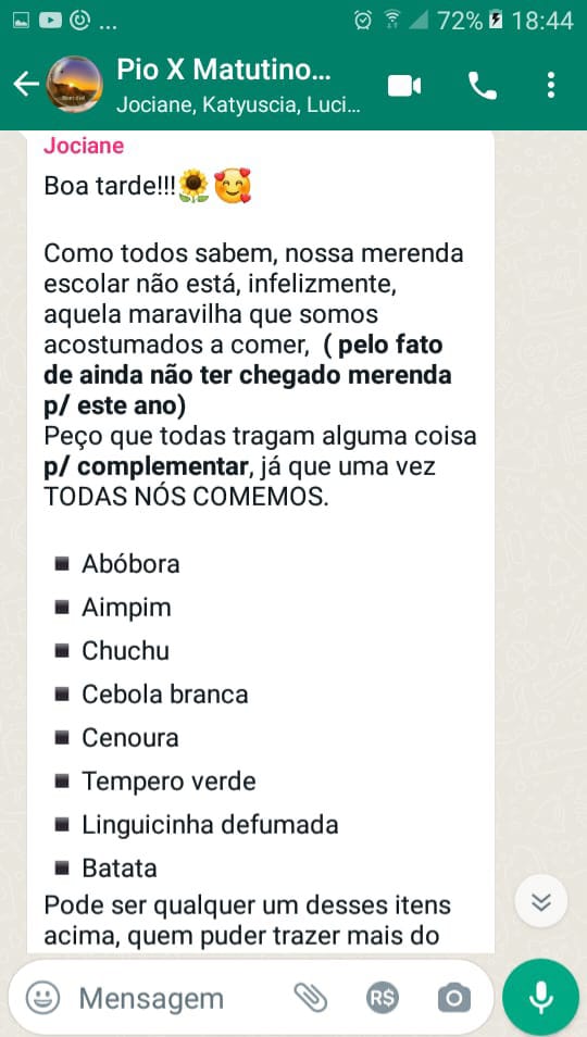 GESTÃO DANIEL – Sem merenda, escolas fazem ‘vaquinha de itens’ para alunos não ficarem com fome; professora recorre ao Ministério Público