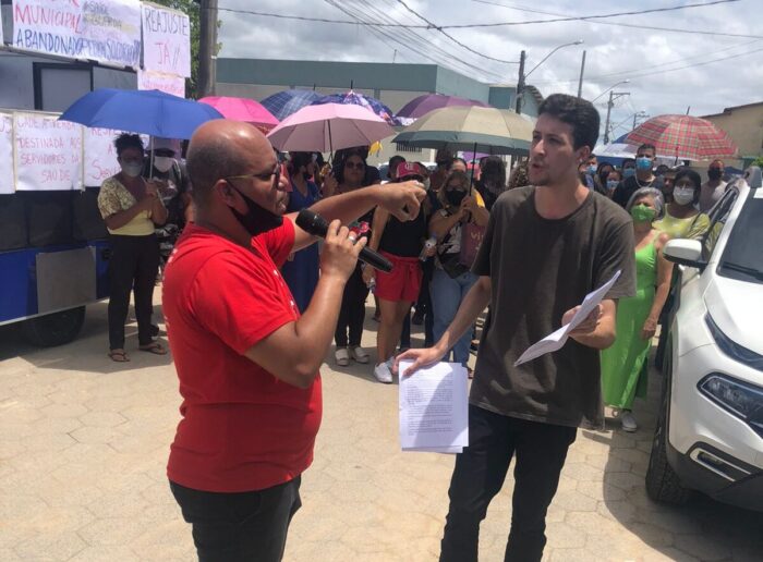 VÍDEO – Daniel vai à Justiça em tentativa de impedir manifestação de servidores por direitos em São Mateus