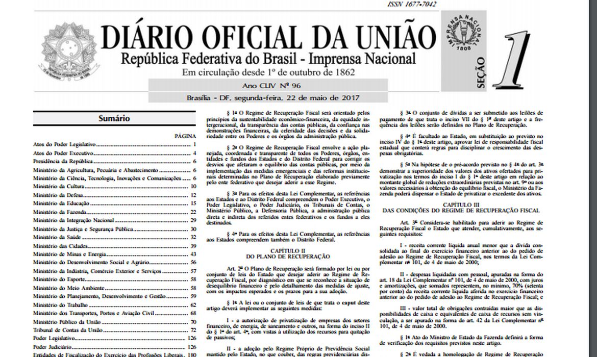 Diário Oficial da União completa 160 anos de circulação ininterrupta