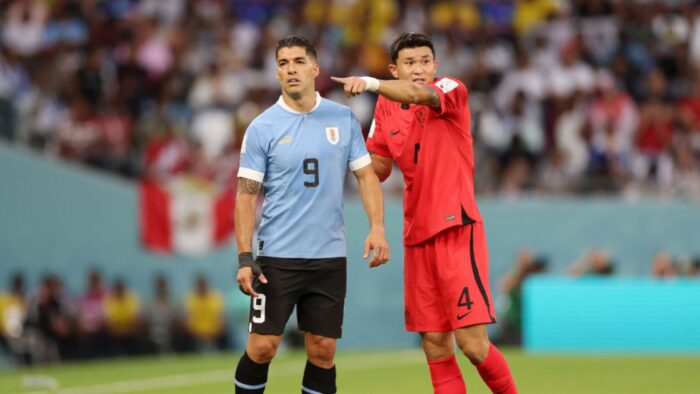 Uruguai e Coreia do Sul protagonizam quarto 0 a 0 da Copa do Mundo