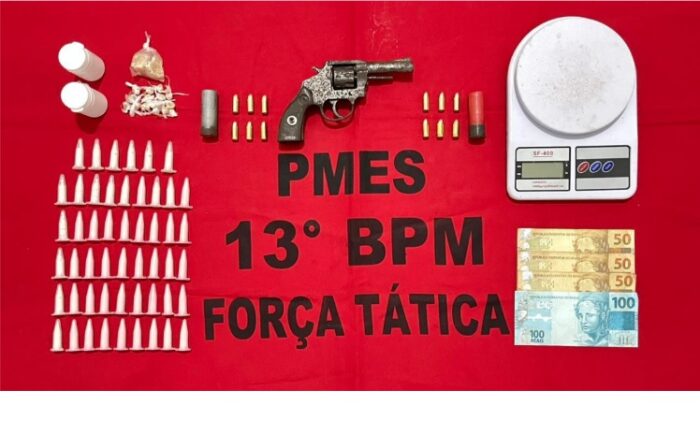 Polícia prende jovem por tráfico de drogas em Conceição da Barra