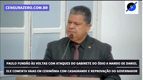 VÍDEO – Paulo Fundão no combate ao gabinete do ódio a mando de Daniel: vaias em cerimônia com Casagrande e a reprovação do governador