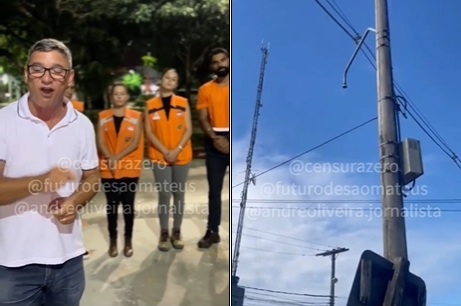 VIDEOMONITORAMENTO EM SÃO MATEUS –  Secretário de Defesa Social Wagner Borges prometeu “mais segurança, mais proteção e mais investigação”, e entregou o abandono total do sistema de vigilância por câmeras; veja a reportagem em vídeo