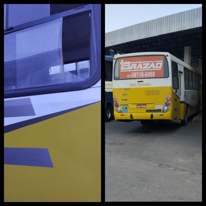 VIAÇÃO SÃO GABRIEL E O DESCASO NO TRANSPORTE COLETIVO – Depois dos mateenses, usuários de Jaguaré também reclamam dos ônibus sucateados: problemas no freio e sem janela, além de atrasos