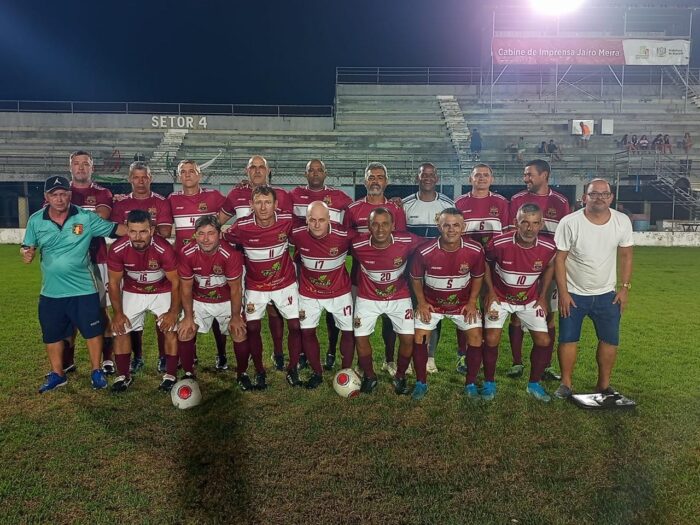 Mozart marca 3 vezes, mas Camisinha fica no empate com Vasquinho pela Copa Norte de Veteranos Cinquentão