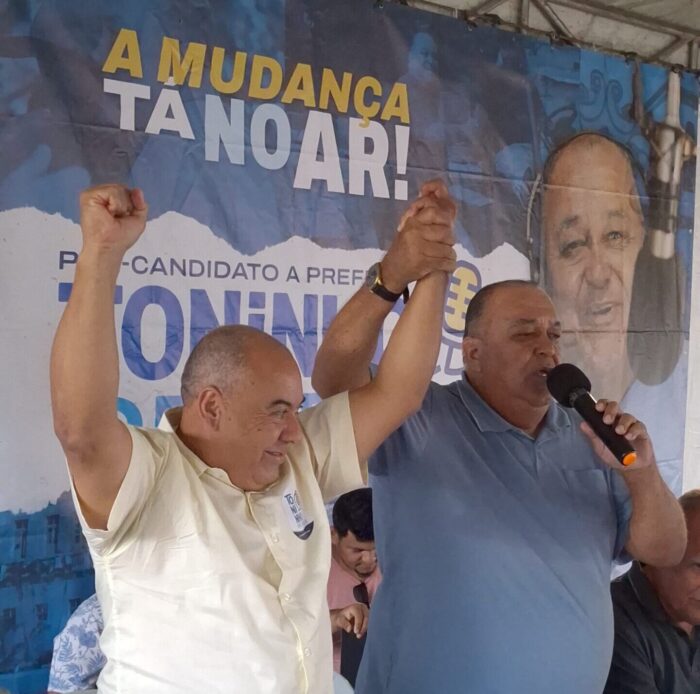 ELEIÇÕES 2024 – Toninho de Deus é confirmado na disputa a prefeito em Conceição da Barra; convenção do União Brasil, PSD e DC define Juvenal Enfermeiro como candidato a vice