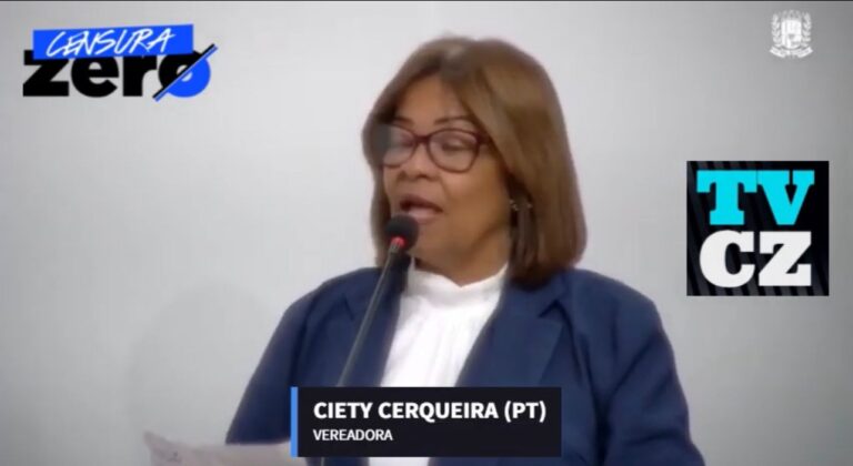 ELEIÇÃO EM SÃO MATEUS – Ciety usa tribuna da Câmara para propaganda eleitoral e pede votos com número de urna em sessão na TV aberta