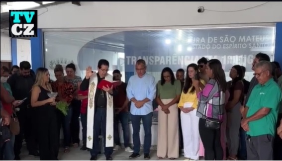VÍDEO – Bispo Dom Paulo Dal’Bó abençoa início das atividades da gestão Marcus da Cozivip, em São Mateus