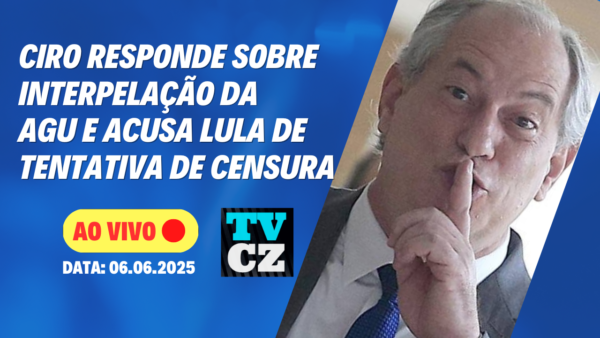 VÍDEO – Ciro Gomes responde a Lula em “tentativa de censura” com processo judicial