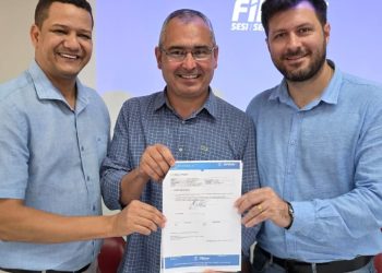 Prefeito Marcus Batista lança programa de capacitação em parceria com Sesi-Senai e Marcopolo, em São Mateus