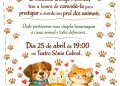 DENGO ANIMAL, COM VERA RAPHA – Instituto realiza evento em benefício de protetores e abrigos no sábado (25/04), no Teatro Sônia Cabral, em Vitória