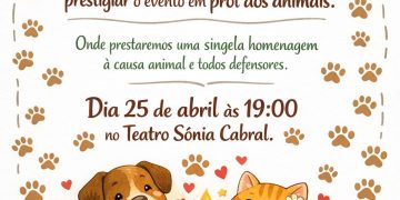DENGO ANIMAL, COM VERA RAPHA – Instituto realiza evento em benefício de protetores e abrigos no sábado (25/04), no Teatro Sônia Cabral, em Vitória