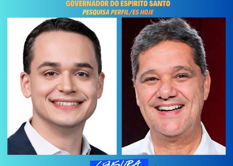 Pazolini lidera com 35,67% e Ferraço aparece com 23,78% em nova pesquisa do Instituto Perfil